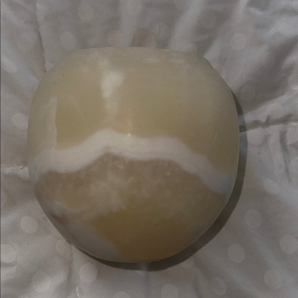 RESTORATION HARDWARE ALABASTER CANDLE HOLDER - Picture 2 of 7